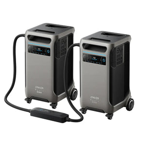 2x Anker SOLIX F3800 Plus 12 kW Double Power Hub Kit