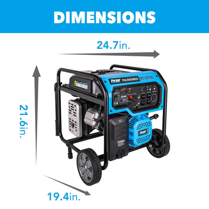 Pulsar PGL9000BCO 9,000 Watt Dual-Fuel Portable Generator with CO Sentry