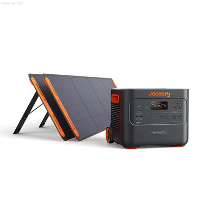 Solar & Battery Powered - Jackery Solar Generator 3000 Pro