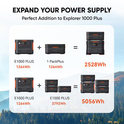 Jackery Explorer 1000 Plus Expansion Battery Pack - PowerGen USA