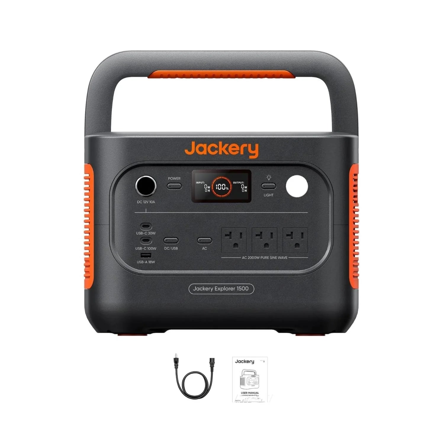 Jackery Explorer 1500 v2 Portable Power Station | 1536Wh | 2000W | 400W Solar Input - PowerGen USA