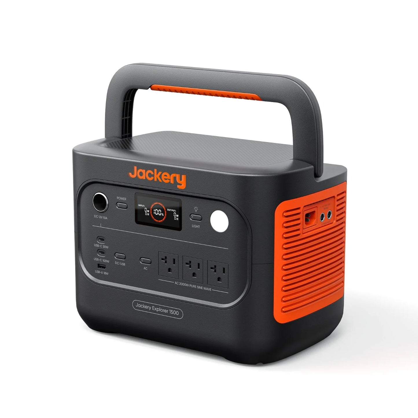 Jackery Explorer 1500 v2 Portable Power Station | 1536Wh | 2000W | 400W Solar Input - PowerGen USA