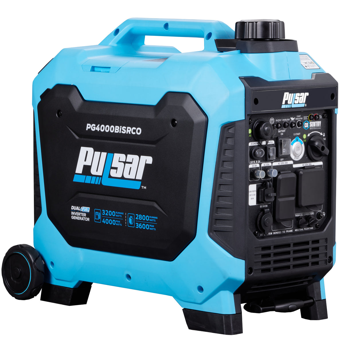 Pulsar 4000 Watt Dual Fuel RV Ready Inverter Generator with Remote Start- PowerGen USA