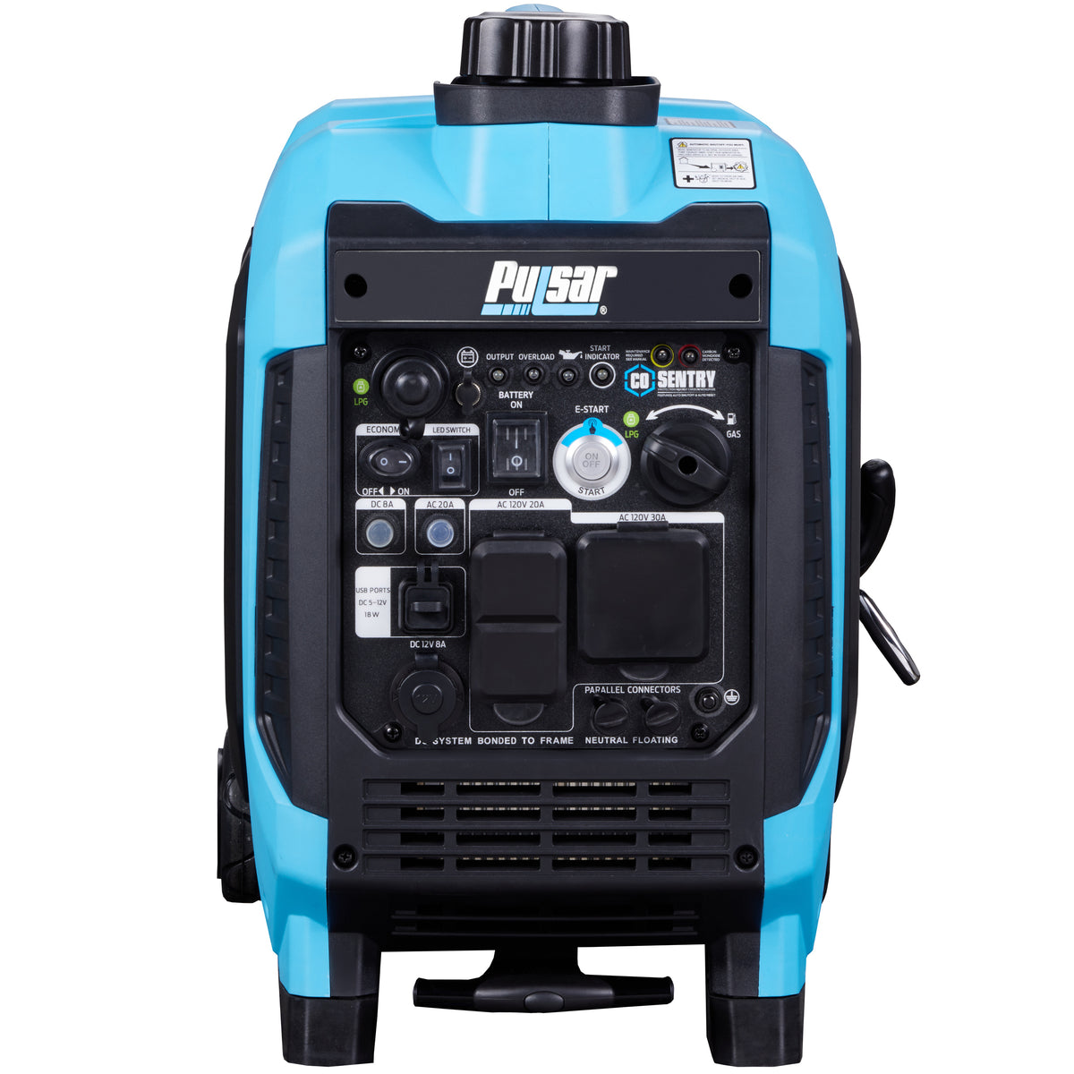Pulsar 4000 Watt Dual Fuel RV Ready Inverter Generator with Remote Start- PowerGen USA