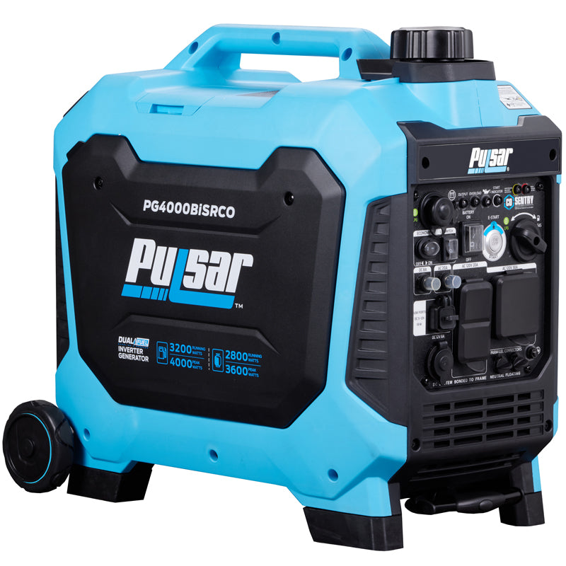 Pulsar 4000 Watt Dual Fuel RV Ready Inverter Generator with Remote Start- PowerGen USA