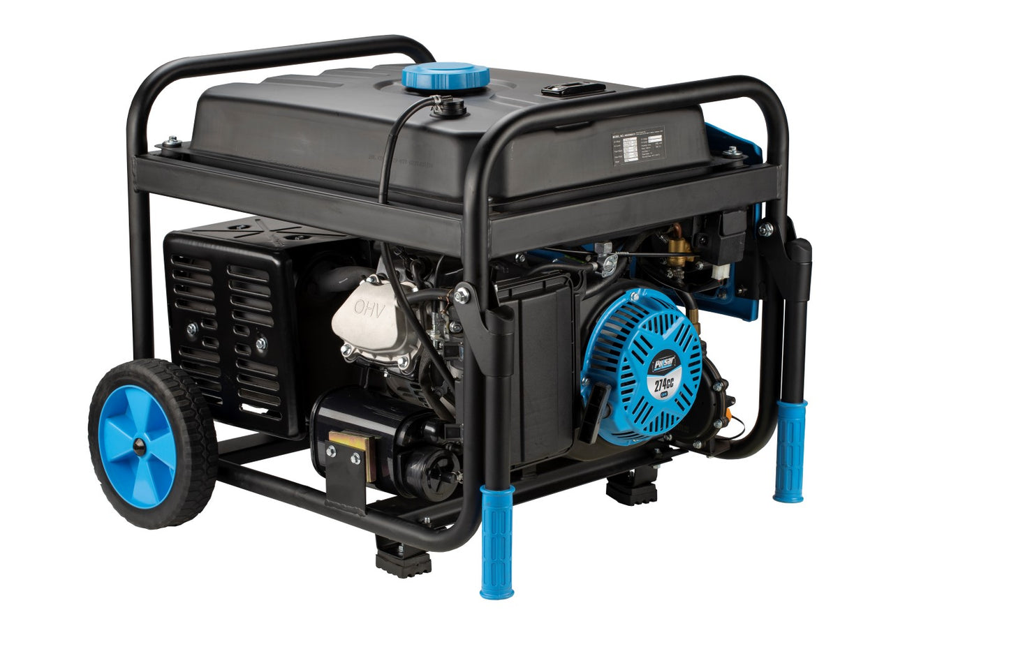 Pulsar PG6580BCO  6,580-Watt Dual-Fuel Generator with CO Alert - PowerGen USA