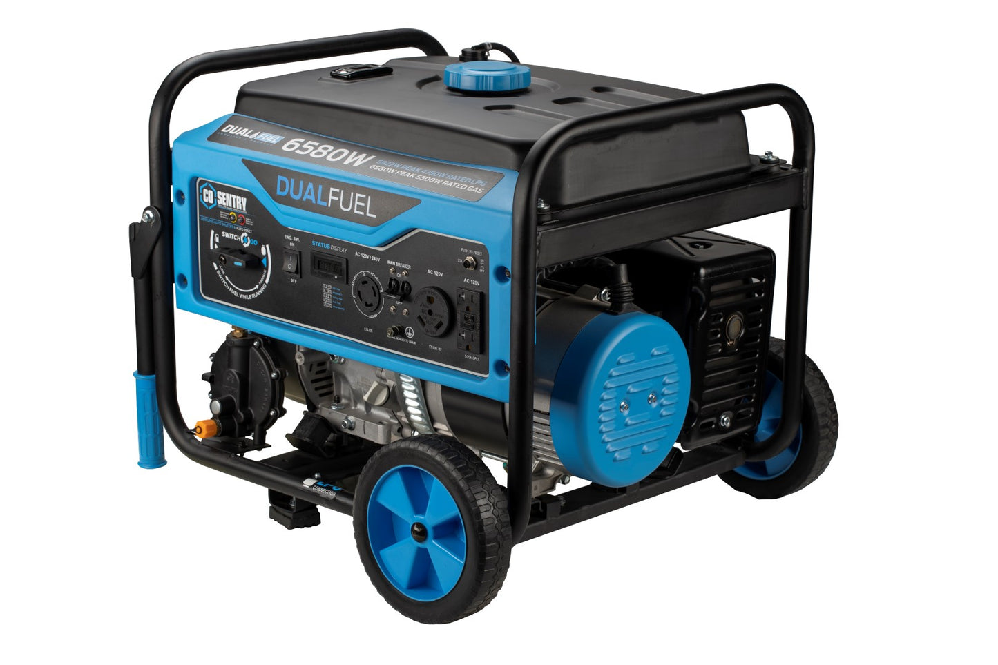 Pulsar PG6580BCO  6,580-Watt Dual-Fuel Generator with CO Alert - PowerGen USA