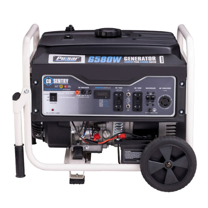 Pulsar PG6580ECO 6,580-Watt Gasoline Powered Generator with CO Shutdown Sensor - PowerGen USA