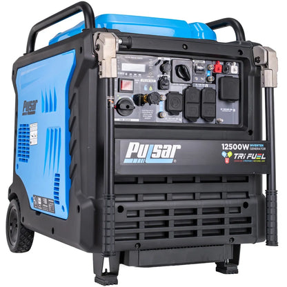 PULSAR PGD125TiSRCO 12,500 Watt Tri-Fuel Inverter Generator with CO Sentry