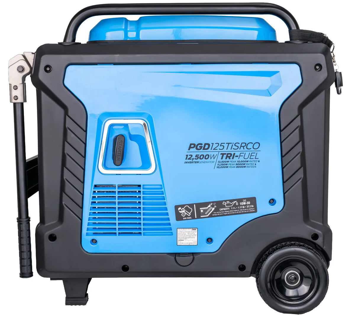 PULSAR PGD125TiSRCO 12,500 Watt Tri-Fuel Inverter Generator with CO Sentry