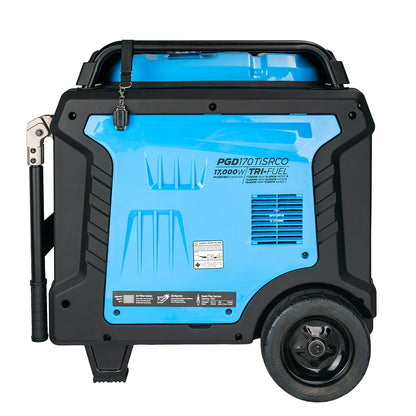 PULSAR PGD170TiSRCO 17,000 Watt Tri-Fuel Inverter Generator with CO Sentry