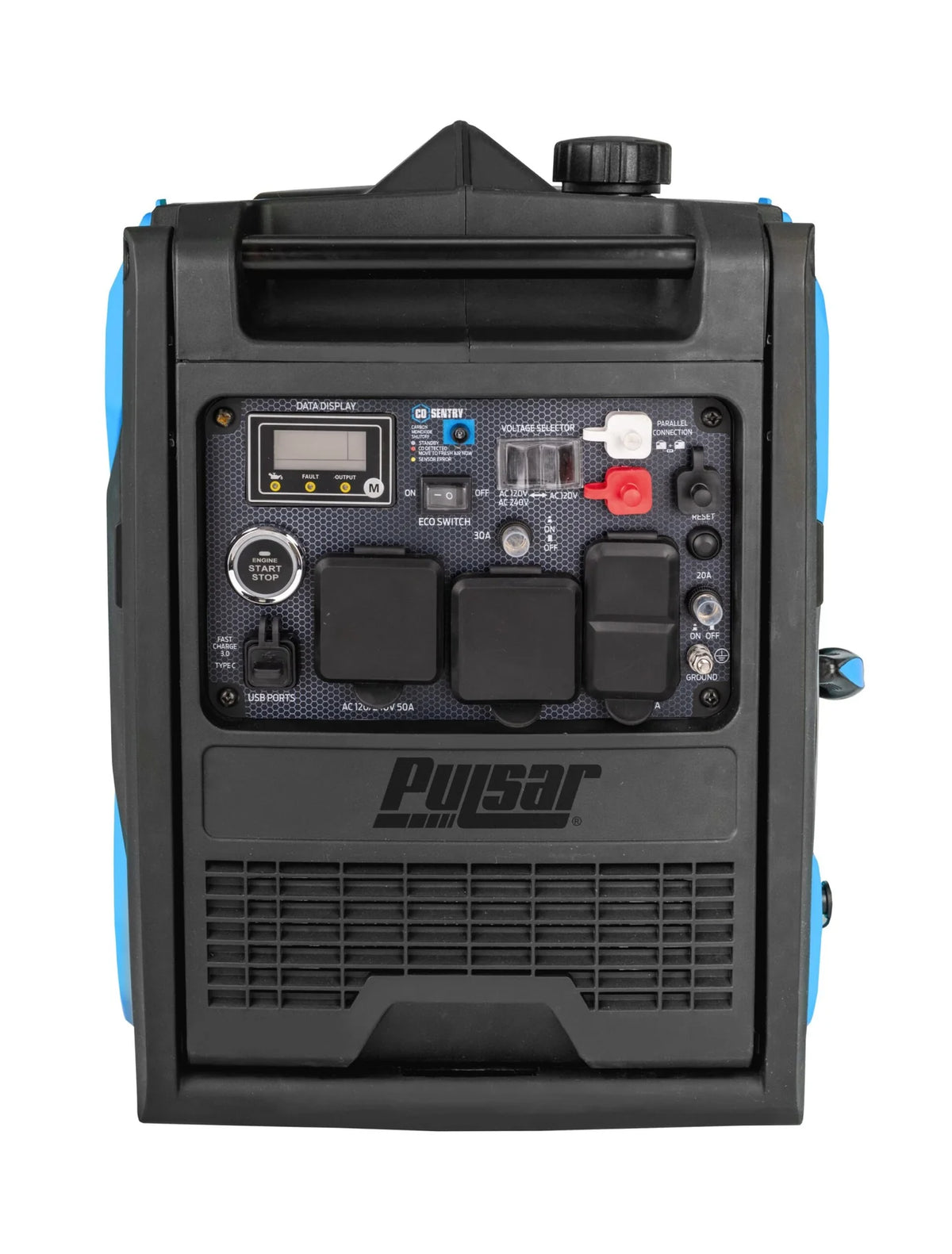 PULSAR PGX60BiSRCO DUAL FUEL GENERATOR INVERTER PEAK 6000W RATED 5400W W/ REMOTE CO ALERT EPA&CARB