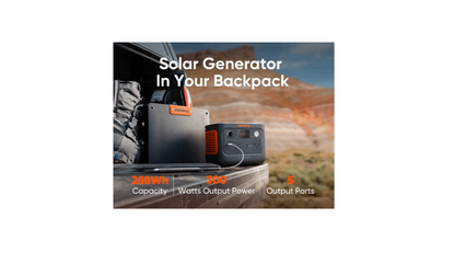 Jackery Solar Generator 300 Plus + SolarSaga 40Wmini