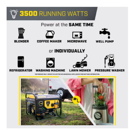 Champion 201302 Champion 9200 Watt DUAL FUEL w/Electric Start - PowerGen USA
