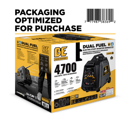 BE Power Equipment 4,700 Watt Digital Inverter Generator (BE4700ID)