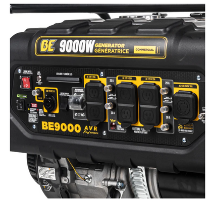 BE Power Equipment 9000 Watt Electric Start Generator - PowerGen USA