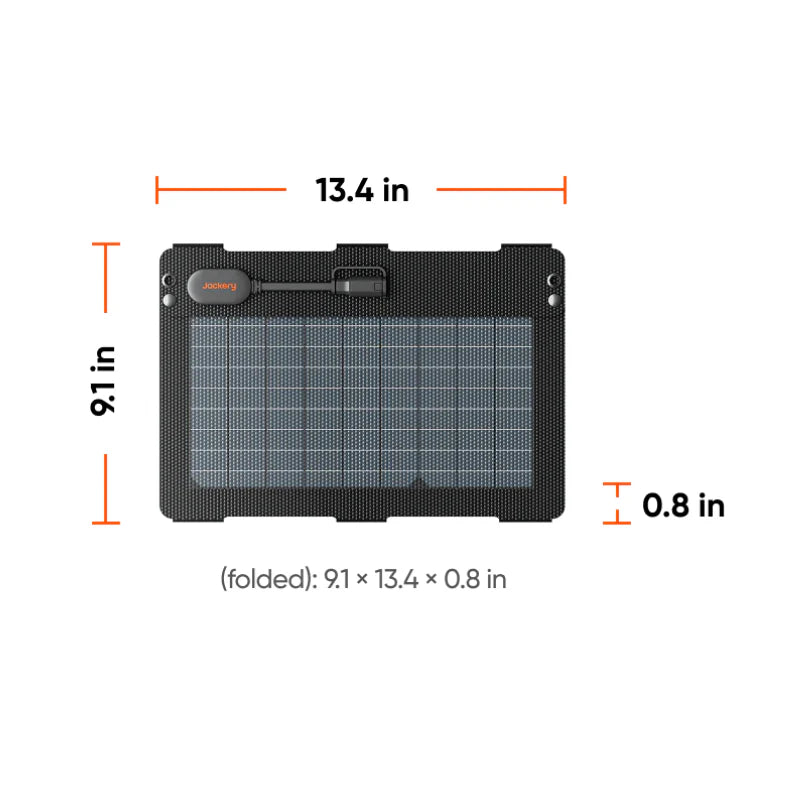 Jackery Explorer 300D Portable Power Station + SolarSaga 40W Air - PowerGen USA
