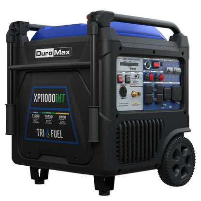 DuroMax XP11000iHT 11,000 Watt Remote Start Tri Fuel Portable Digital Inverter Generator - PowerGen USA