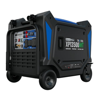 DuroMax XP13500iHT 13,500 Watt Portable Tri Fuel Inverter Generator - Quiet, Low THD