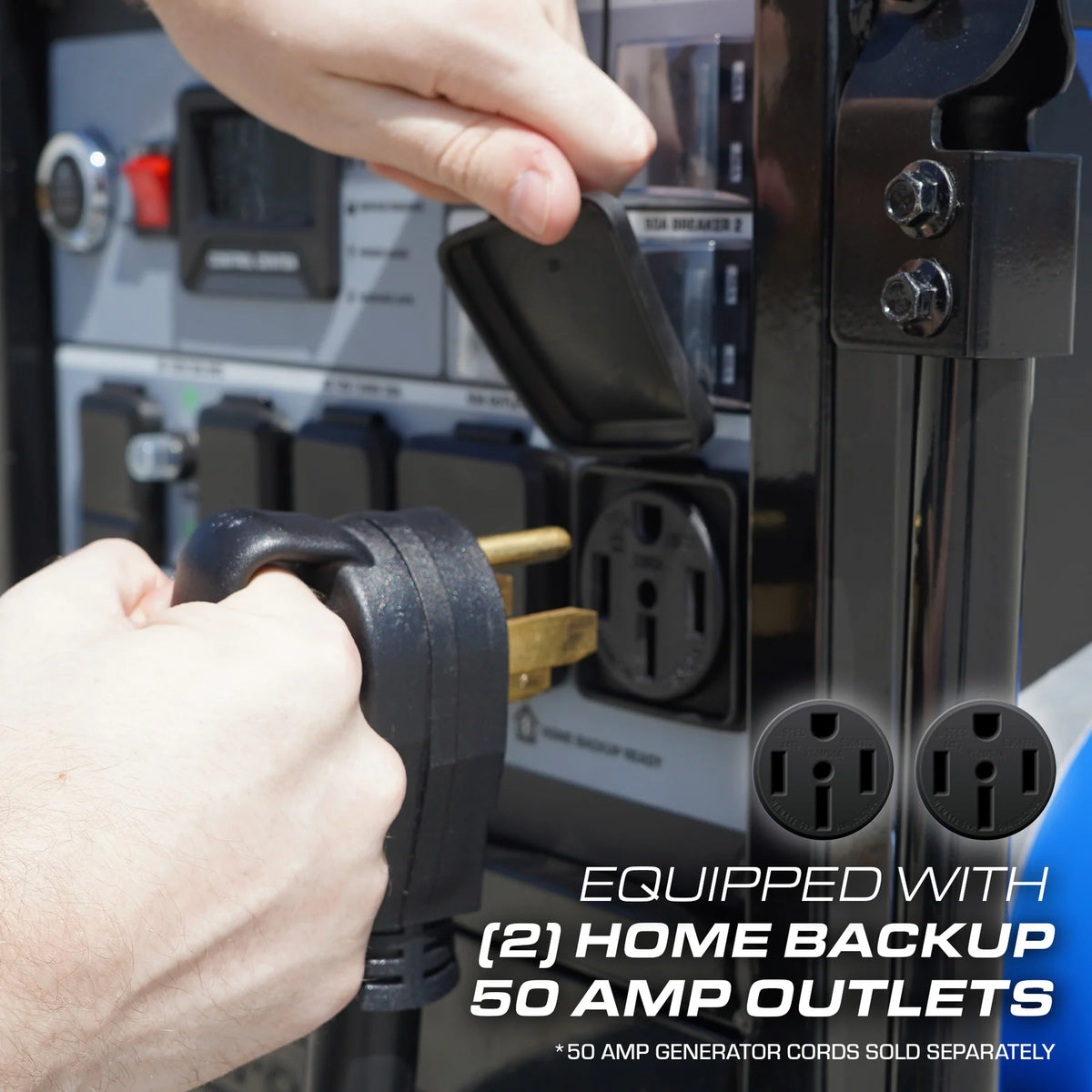 DuroMax XP15500HX 15,500 Watt Dual Fuel Portable HX Generator w/ CO Alert - PowerGen USA