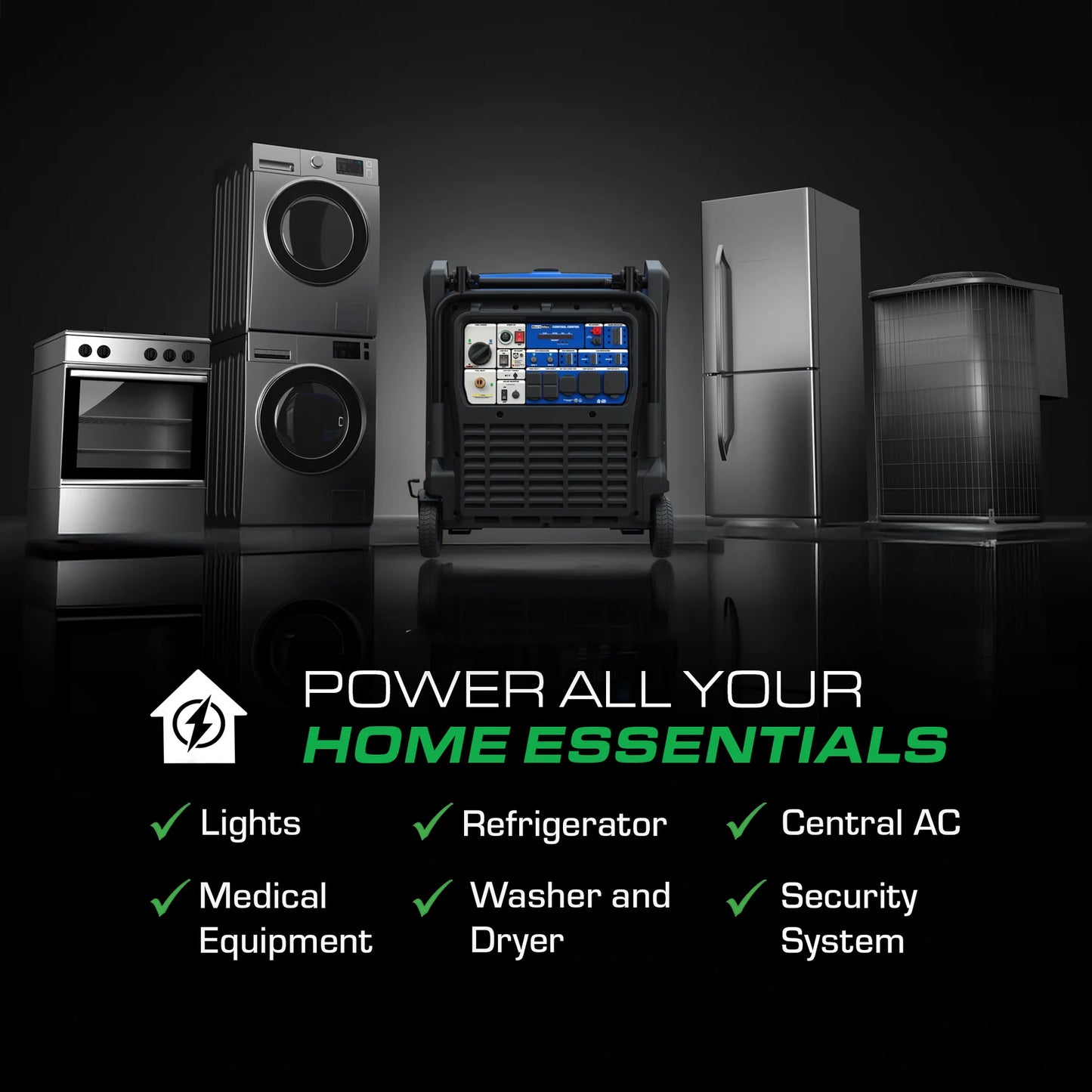DuroMax 28,000 Watt Dual Fuel Portable Inverter Generator w/ CO Alert