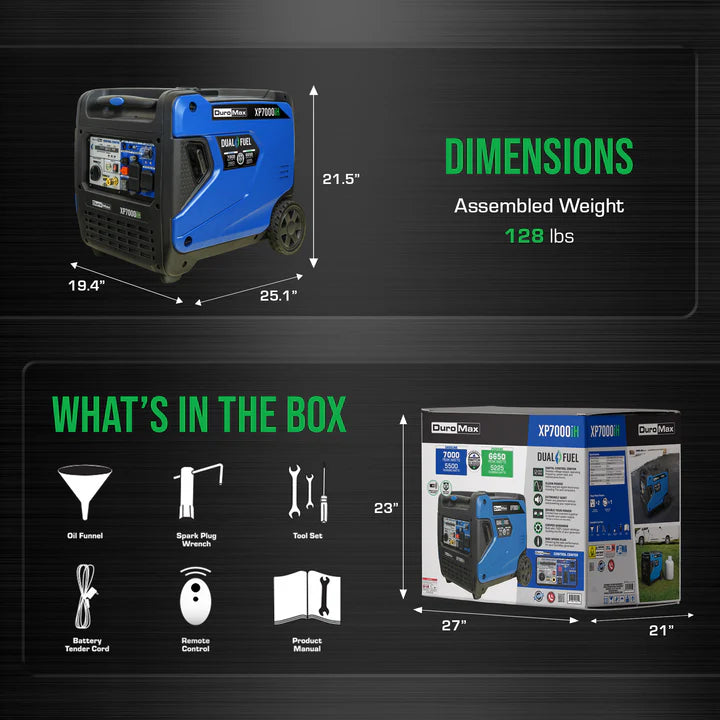 DuroMax 7000 Watt Inverter Generator
