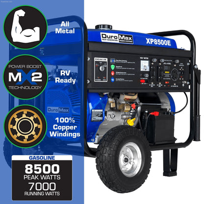 Gas Generators - DuroMax XP8500E 8,500 Watt Gasoline Portable Generator