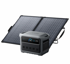Anker SOLIX C1000 Gen 2 Portable Power Station + Anker SOLIX PS100 Bifacial Portable Solar Panel