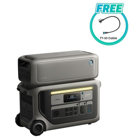 Anker SOLIX F3000 Portable Power Station + BP3000 Expansion