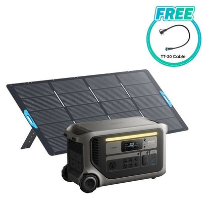 Anker SOLIX F3000 (3072Wh) Solar Generator Kit + Anker 400W Foldable Solar Panel