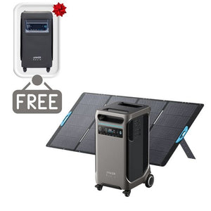 Anker SOLIX F3800 Solar Generator + 400W Solar Panel - FREE Protective Cover