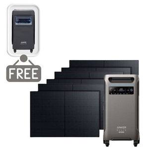 Anker SOLIX F3800 Plus Solar Generator  + 3 set 410W Solar Panel