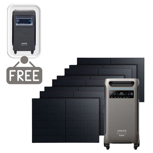 Anker SOLIX F3800 Plus Solar Generator + 4 set 410W Solar Panel – PowerGen  USA