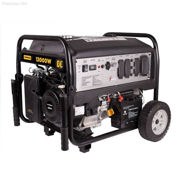 What will a 12000 store watt generator run