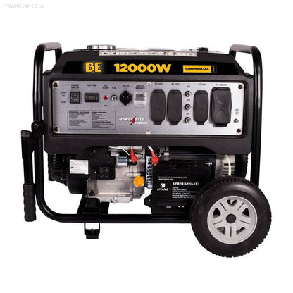 Gas Generators - BE Power Equipment 12000 Watt Electric Start Generator