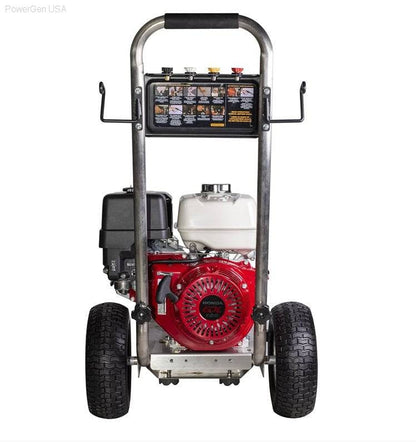 Pressure Washers - BE Power 4200 PSI  3.9 GPM Gas Pressure Washer With Honda GX390 Engine And CAT Triplex Pump