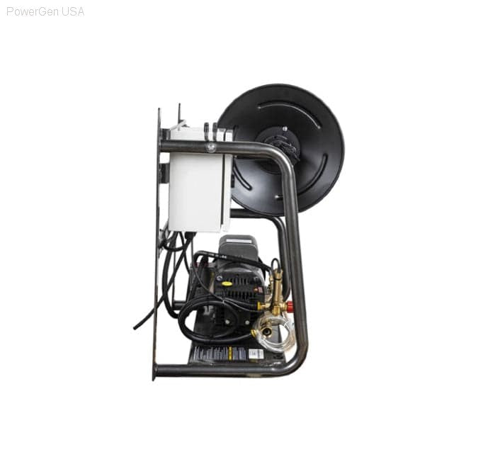 Pressure Washers - BE Power Equipment 1500 PSI 2.0 GPM Wall Mount Electric Pressure Washer With A Baldor Motor And General Triplex Pump