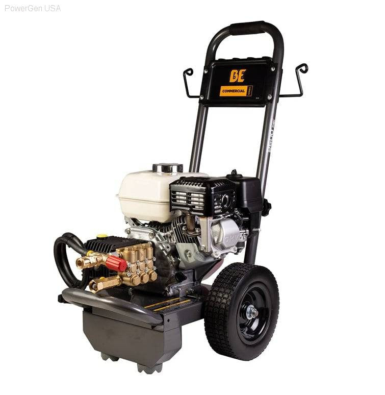 Pressure Washers - BE Power Equipment 2500 PSI  3.0 GPM Gas Pressure Washer With Honda GX200 Engine And General Triplex Pump