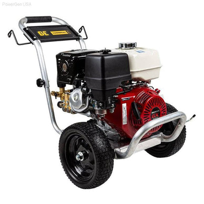 Pressure Washers - BE Power Equipment 4000 PSI 4.0 GPM Gas Pressure Washer With Honda GX390 Engine And AR Triplex Pump