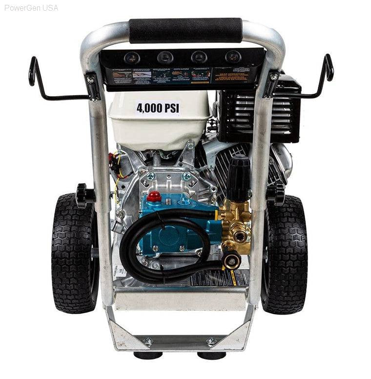 Pressure Washers - BE Power Equipment 4000 PSI 4.0 GPM Gas Pressure Washer With Honda GX390 Engine And CAT Triplex Pump