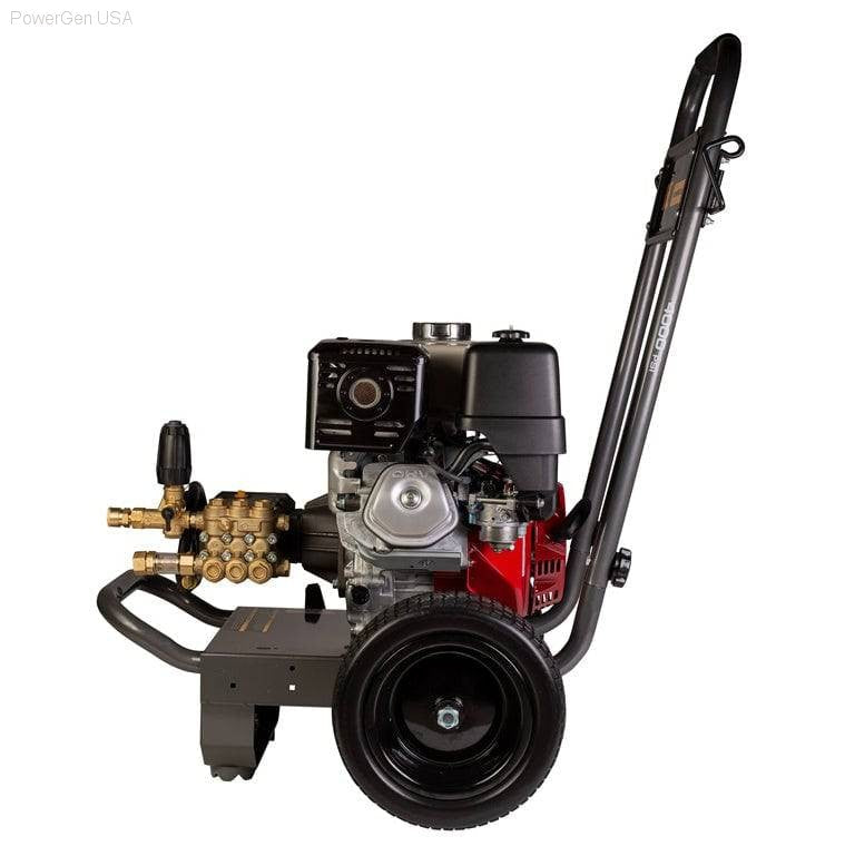 Pressure Washers - BE Power Equipment 4000 PSI 4.0 GPM Gas Pressure Washer With Honda GX390 Engine And Comet Triplex Pump