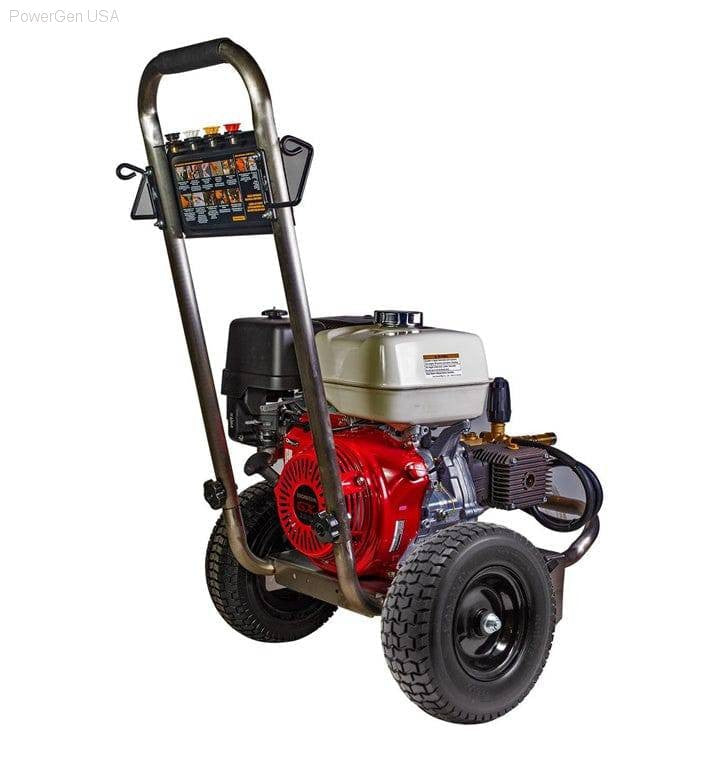 Pressure Washers - Be Power Equipment 4000 PSI 4.0 GPM Gas Pressure Washer With Honda GX390 Engine And Comet Triplex Pump