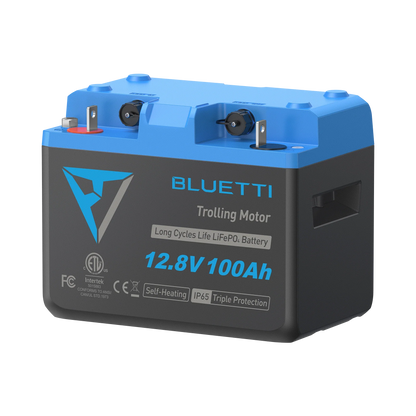 Bluetti B1210 LiFePO₄ Trolling Motor Battery | 12,8 V, 100 Ah