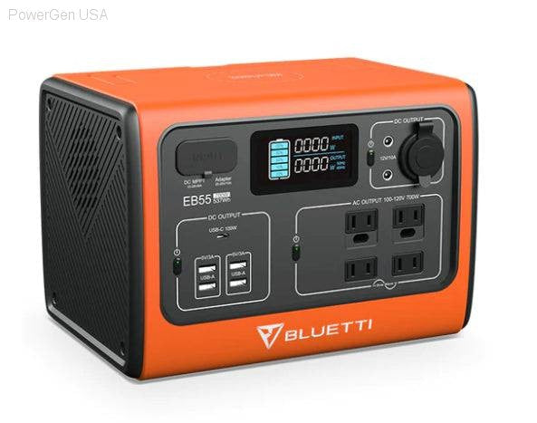 Batterie externe nomade 220V grande capacité 700W - EB55 Bluetti LiFePO4 charge  rapide