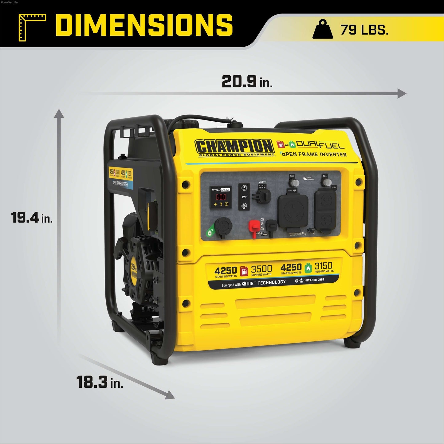 champion 4250 generator