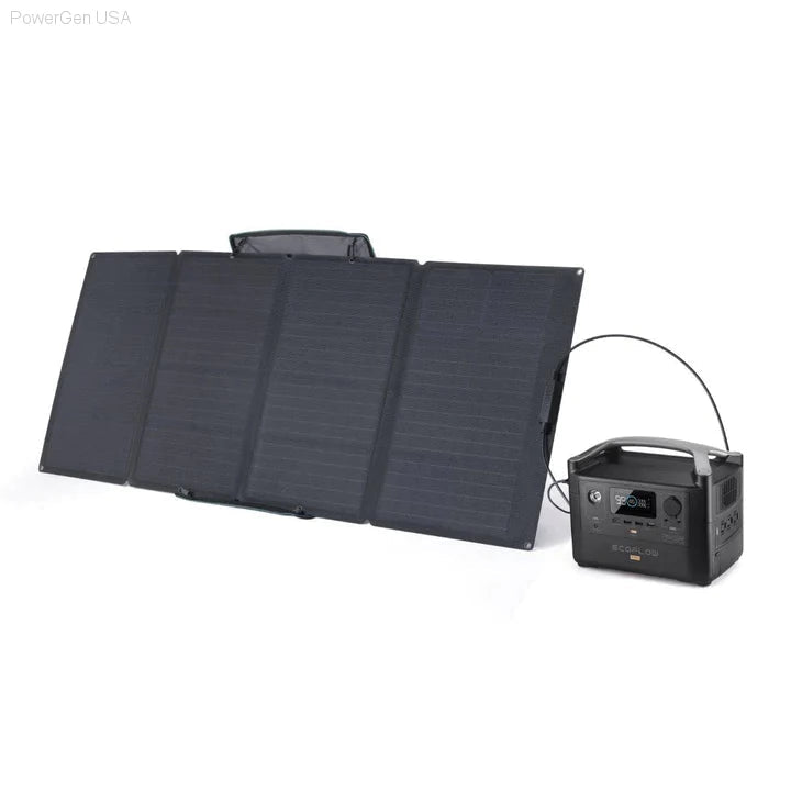 Solar & Battery Powered - EcoFlow RIVER Pro + 1x 160W Solar Panel