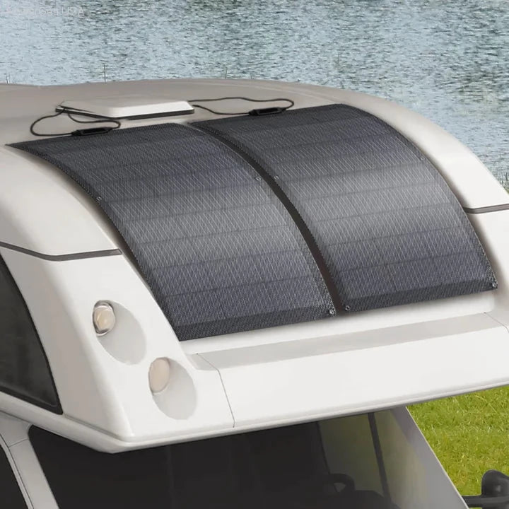 Solar & Battery Powered - EcoFlow 100W Flexible Solar Panel