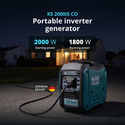 Konner-Sohnen Inverter generator KS 2000iS CO - PowerGen USA