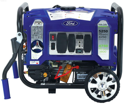 Dual Fuel Hybrid - Ford-FG5250PBE  Dual Fuel Portable Generator With Switch & Go Technology