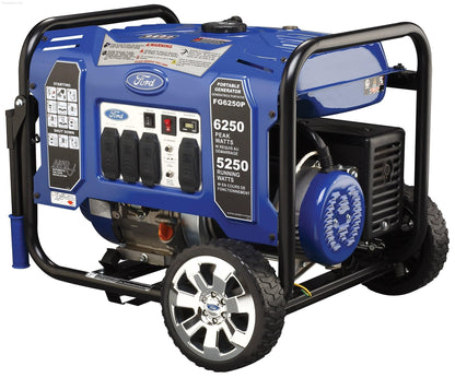 Gas Generators - Ford-FG6250P 6250W Portable Gas Powered Generator